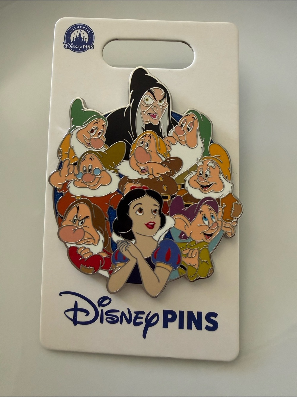 Disney Silver Enamel Pin Backing Plate - Metallic Motif